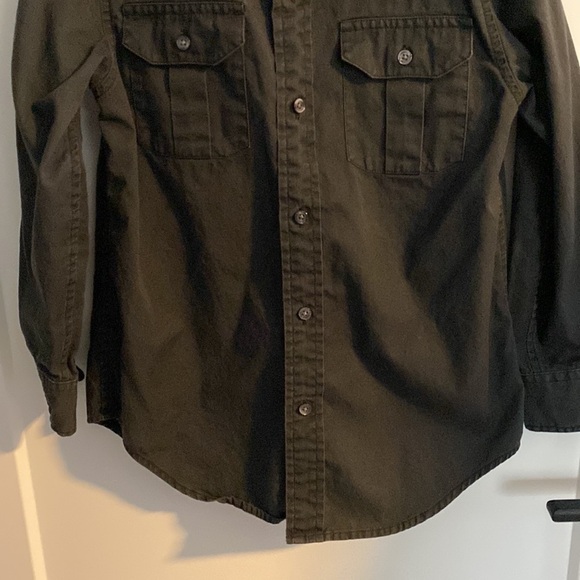 Crewcuts Camp Shirt Gray Like New Size 6/7 - Picture 3 of 6